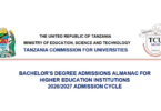 TCU Bachelor’s Degree Admission Almanac 2026/2027