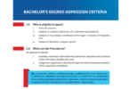 TCU Bachelor's Degree Admission Criteria 2026/2027