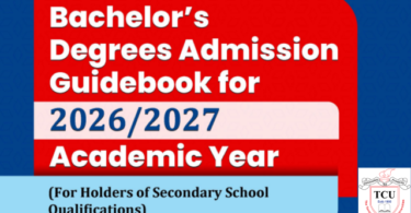 TCU Bachelor’s Degree Admission Guidebook 2026/2027